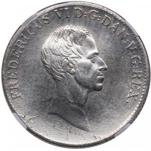 Denmark (Altona) 1 Speciedaler 1838 - Frederik VI (1808-1839) - NGC AU DETAILS