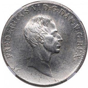 Denmark (Altona) 1 Speciedaler 1838 - Frederik VI (1808-1839) - NGC AU DETAILS