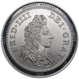 Denmark Modern Medallic Imitation of 8 Skilling 1701 DMA (XX c. - XXI c.)