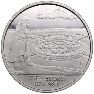 Denmark Silver Medal ND (late 20th century) - Trelleborg Fortress (979-981)