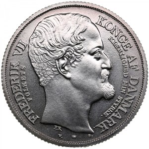 Denmark Silver Medal 1994 - Frederik VII and the Frigate Jylland