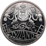 Denmark Silver Medal 1994 - Frederik VII and the Frigate Jylland