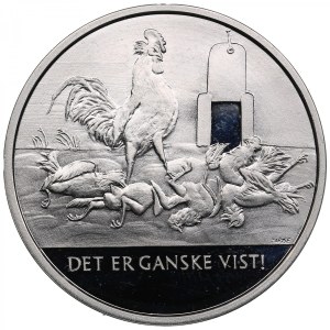Denmark Silver Medal 2005 - 200th Anniversary Jubilee of Hans Christian Andersen (1805-1875)