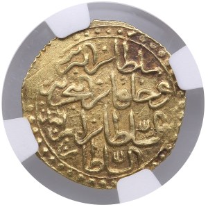 Ottoman Empire, Eyalet of Egypt (Cairo) AV Zeri Mahbub 1763 - Mustafa III (AH 1171-1187 / 1757-1774 AD) - NGC MS 62