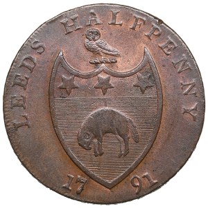 Great Britain (Yorkshire, Leeds) Halfpenny Token 1791 - Richard Paley