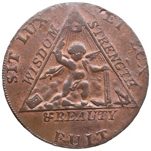 Great Britain (Middlesex) Masonic Halfpenny Token ND (1794) - James Sketchley