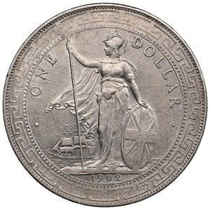 Great Britain (Bombay mint) 1 Dollar 1902 - Edward VII (1901-1910)