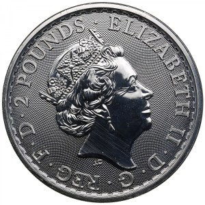 United Kingdom (Royal Mint, Llantrisant) 2 Pounds 2017 - Elizabeth II (1952-2022) - Britannia