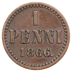 Finland (Russia) 1 Penni 1866 - Alexander II (1855-1881)