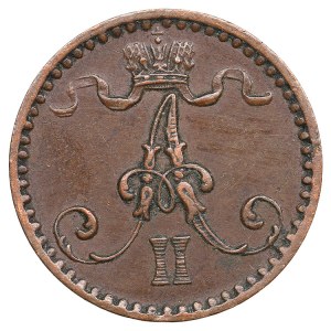 Finland (Russia) 1 Penni 1866 - Alexander II (1855-1881)
