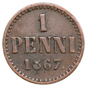 Finland (Russia) 1 Penni 1867 - Alexander II (1855-1881)