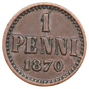 Finland (Russia) 1 Penni 1870 - Alexander II (1855-1881)