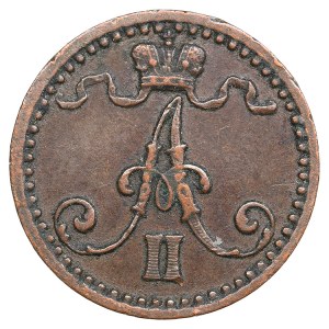Finland (Russia) 1 Penni 1870 - Alexander II (1855-1881)