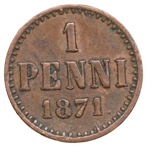 Finland (Russia) 1 Penni 1871 - Alexander II (1855-1881)