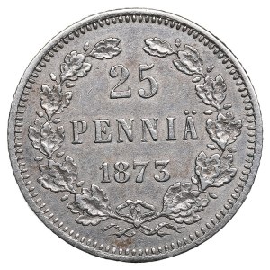 Finland (Russia) 25 Penniä 1873 S - Alexander II (1855-1881)