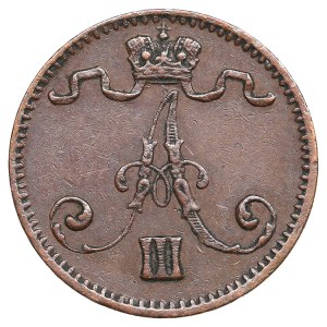Finland (Russia) 1 Penni 1881 - Alexander III (1881-1894)