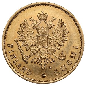 Finland (Russia) 10 Markkaa 1881 S - Alexander II (1855-1881)
