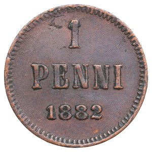 Finland (Russia) 1 Penni 1882 - Alexander III (1881-1894)