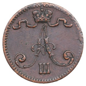 Finland (Russia) 1 Penni 1882 - Alexander III (1881-1894)