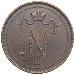 Finland (Russia) 10 Penniä 1898 - Nicholas II (1894-1917)