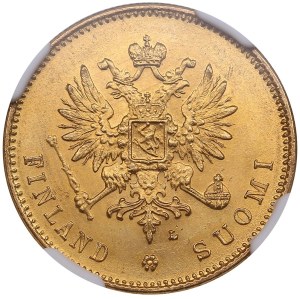 Finland (Russia) 20 Markkaa 1910 L - Nicholas II (1894-1917) - NGC MS 65