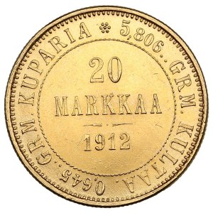 Finland (Russia) 20 Markkaa 1912 L - Nicholas II (1894-1917)