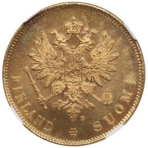 Finland (Russia) 10 Markkaa 1913 S - Nicholas II (1894-1917) - NGC MS 66