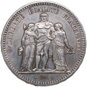 France, Second Republic (Paris) 5 Francs 1849