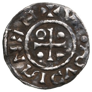 German States, Duchy of Bavaria (Regensburg) AR Denar - Heinrich IV as Duke (995-1002)