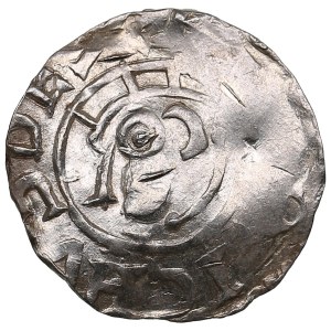 Kingdom of Germany, Saxony (Dortmund) AR Denar ND (1009-1024) - Heinrich II (1002-1024)