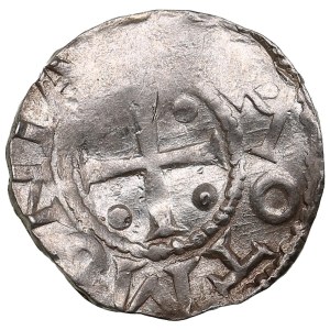 Kingdom of Germany, Saxony (Dortmund) AR Denar ND (1009-1024) - Heinrich II (1002-1024)