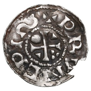 German States, Bishopric of Augsburg AR Denar ND (1006-1009) - Bruno (1006-1029)