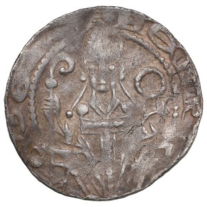 German States, Archbishopric of Cologne? AR Pfennig ND - Heinrich I von Molenark (1225-1238)