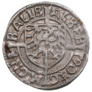 Teutonic Order (Königsberg) AR Groschen 1524 - Albrecht von Brandenburg (1511-1525)