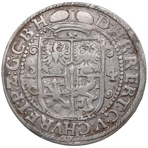 State of Brandenburg-Prussia (Königsberg) AR Ort / ¼ Thaler 1624 - Georg Wilhelm (1619-1640)