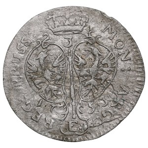 German States, Kingdom of Prussia (Königsberg) 3 Gröscher 1753 - Friedrich II (1740-1786)
