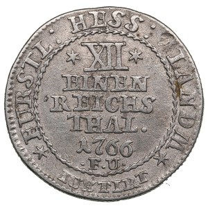 German States, Landgraviate of Hesse-Cassel (Cassel) 1/12 Thaler 1766 - Friedrich II (1760-1785)