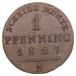 German States, Kingdom of Prussia (Berlin) 1 Pfennig 1827 - Friedrich Wilhelm III (1797-1840)