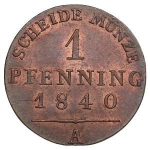 German States, Kingdom of Prussia (Berlin) 1 Pfennig 1840 - Friedrich Wilhelm III (1797-1840)