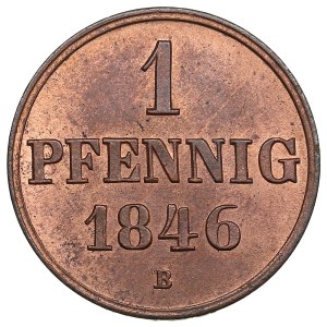 German States, Kingdom of Hannover (Hannover) 1 Pfennig 1846 - Ernst August I (1837-1851)
