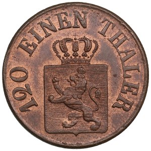 German States, Electorate of Hesse-Cassel 3 Heller 1850 - Friedrich Wilhelm I (1847-1866)