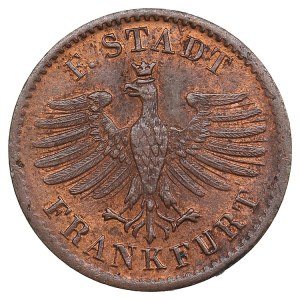 German States, Free City of Frankfurt (Frankfurt am Main) 1 Heller 1852
