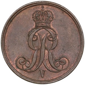 German States, Kingdom of Hannover (Hannover) 2 Pfennige 1855 - George V (1851-1866)