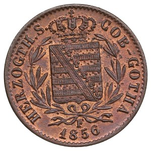 German States, Duchy of Saxe-Coburg and Gotha (Dresden) 1 Pfennig 1856 - Ernst II (1844-1893)