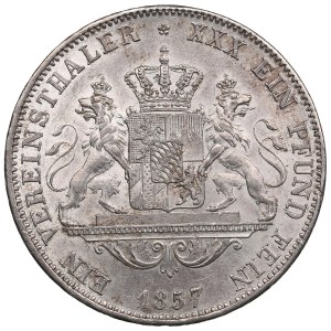 German States, Kingdom of Bavaria (Munich) 1 Vereinsthaler 1857 - Maximilian II (1848-1864)