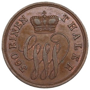 German States, Principality of Schaumburg-Lippe (Berlin) 1 Pfennig 1858 - Georg Wilhelm (1807-1860)