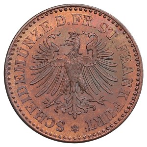German States, Free City of Frankfurt (Frankfurt am Main) 1 Heller 1859