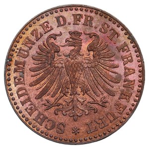 German States, Free City of Frankfurt (Frankfurt am Main) 1 Heller 1860