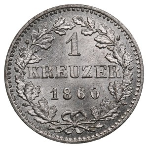 German States, Free City of Frankfurt 1 Kreuzer 1860