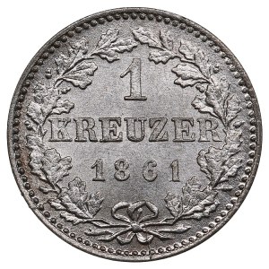 German States, Free City of Frankfurt 1 Kreuzer 1861